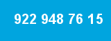 922 948 76 15